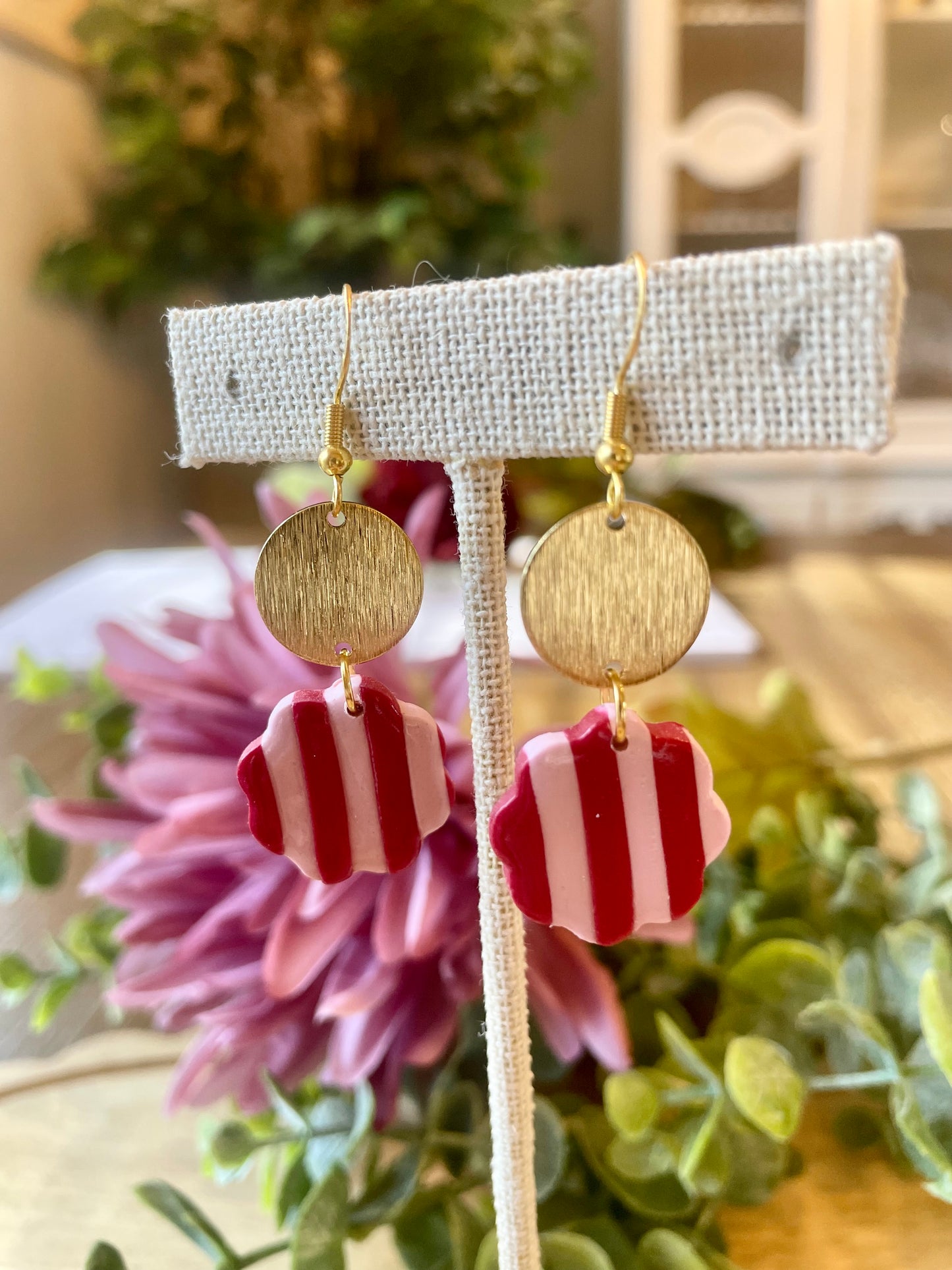 Striped Earrings - Mimi Co Handmade Jewelry