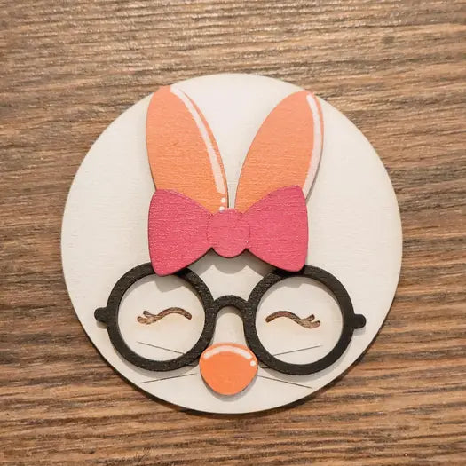 Magnetic Insert - Bunny & Glasses- STV