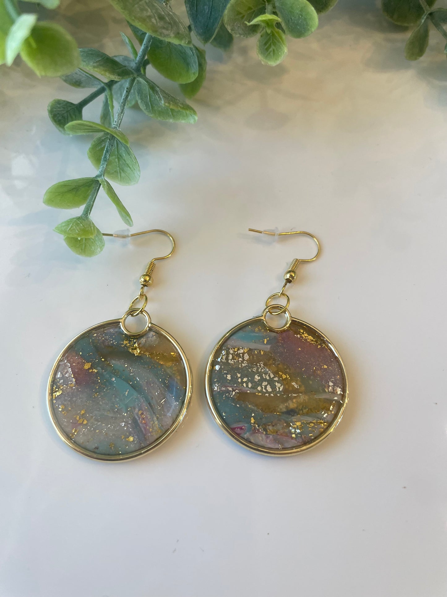 Handmade Polymer Clay Earrings |Sand & Sea - Mimi Co Handmade Jewelry