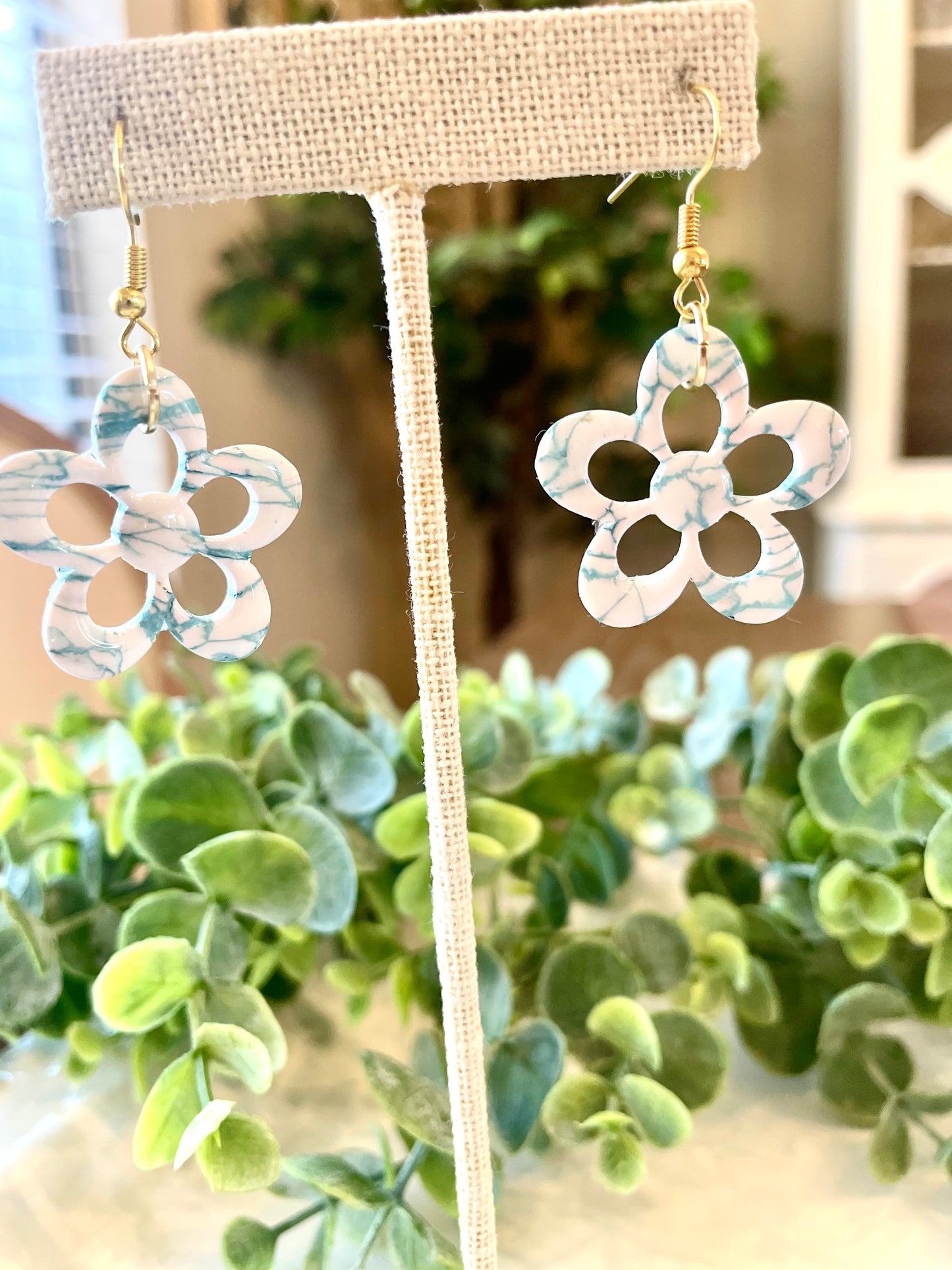 Handmade Polymer Clay Earrings |Mediterranean - Mimi Co Handmade Jewelry
