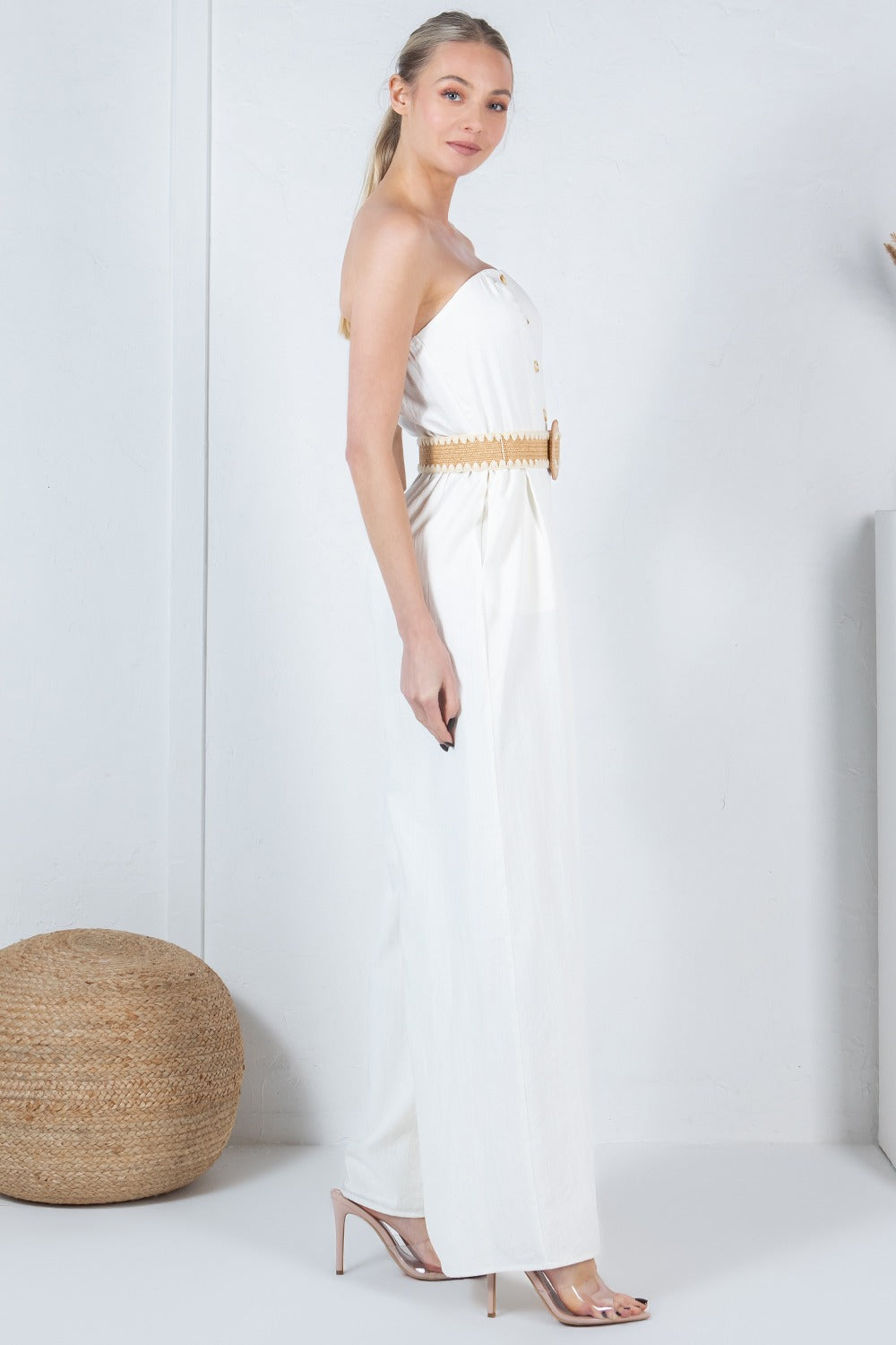 The Santorini Sands Jumpsuit - Made in Chic