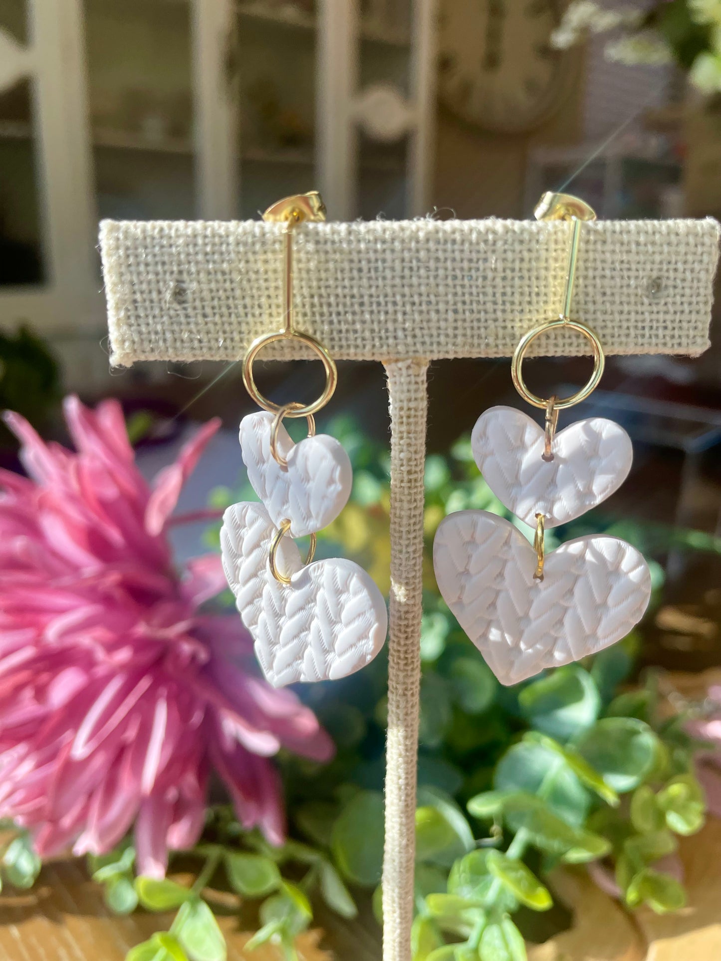 Heart Earrings - Mimi Co Handmade Jewelry