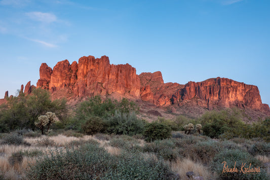 Sunset on Superstition Mountain 36” x 24”