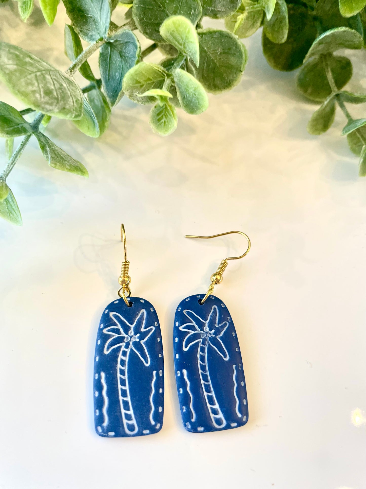 Handmade Polymer Clay Earrings |Mediterranean - Mimi Co Handmade Jewelry