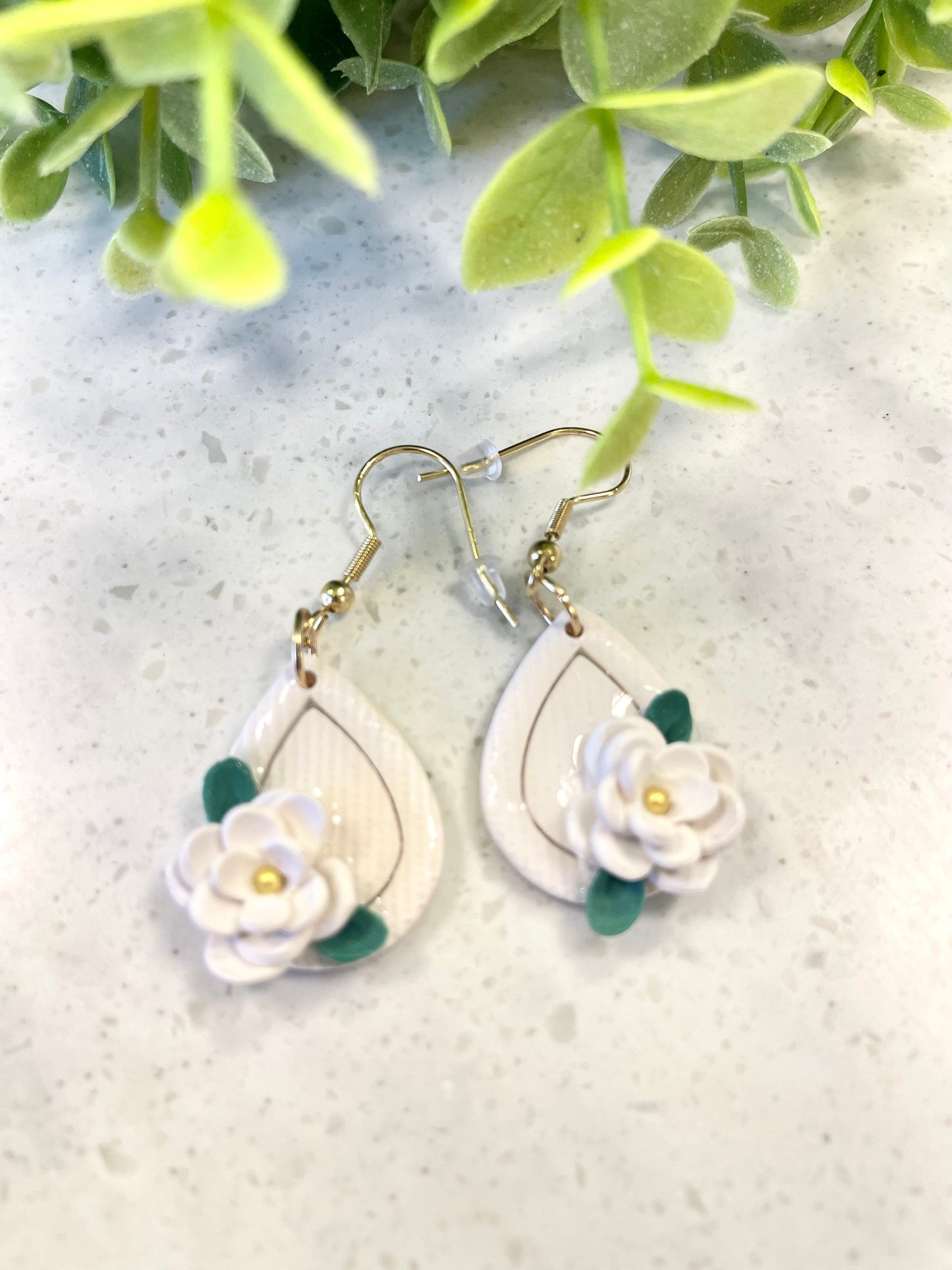 Floral Polymer Clay Earrings - Mimi Co Handmade Jewelry