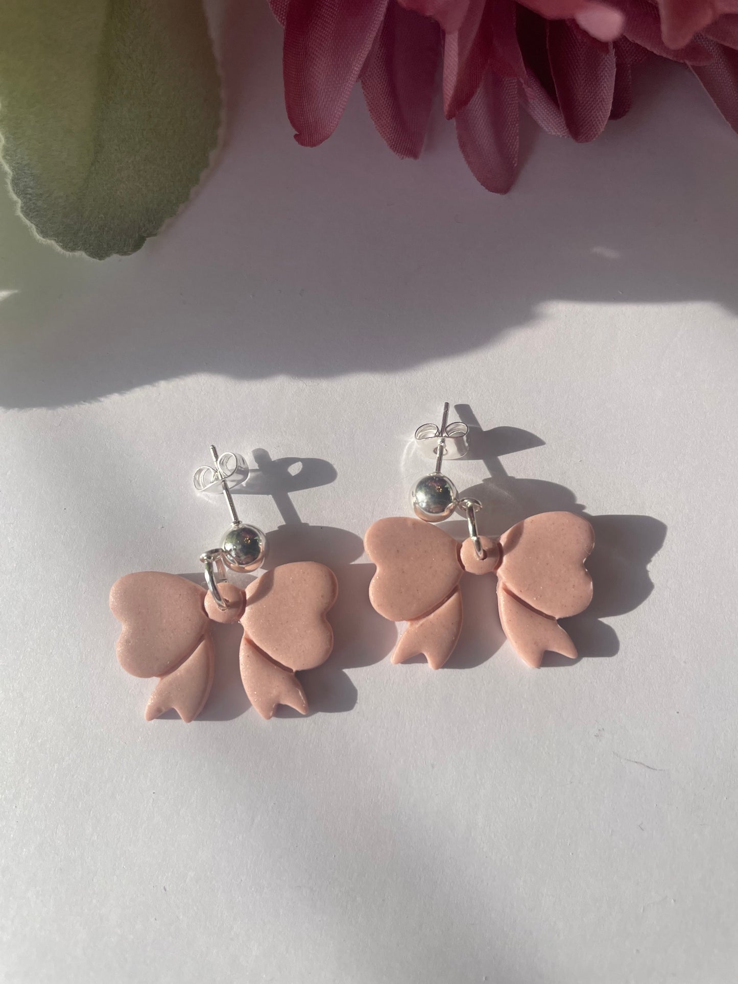 Small Bow Earrings - Mimi Co Handmade Jewelry
