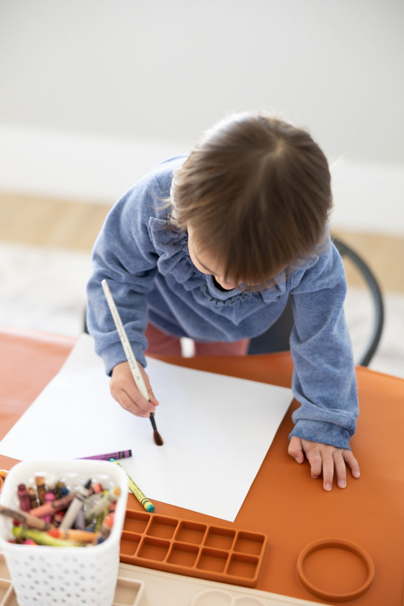 Silicone Activity Painting Mat MKS MIMINOO™ Terracotta - MKS MIMINOO