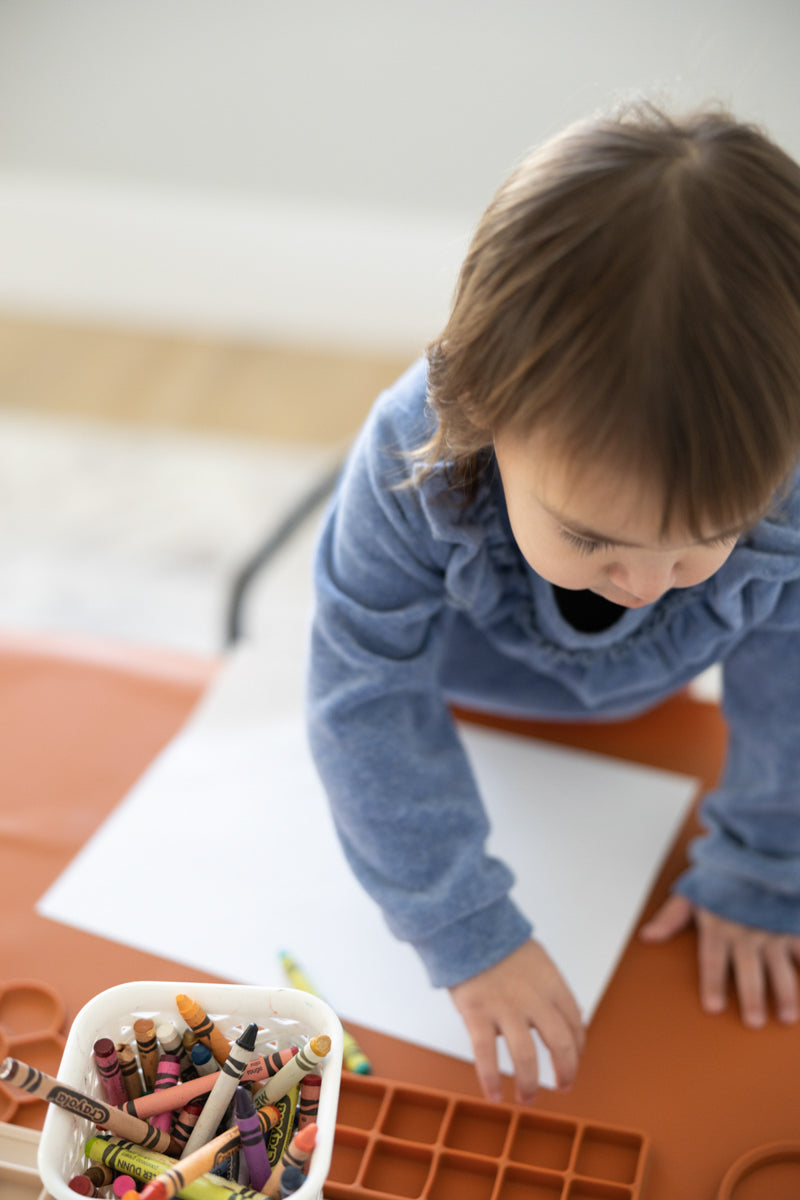 Silicone Activity Painting Mat MKS MIMINOO™ Terracotta - MKS MIMINOO