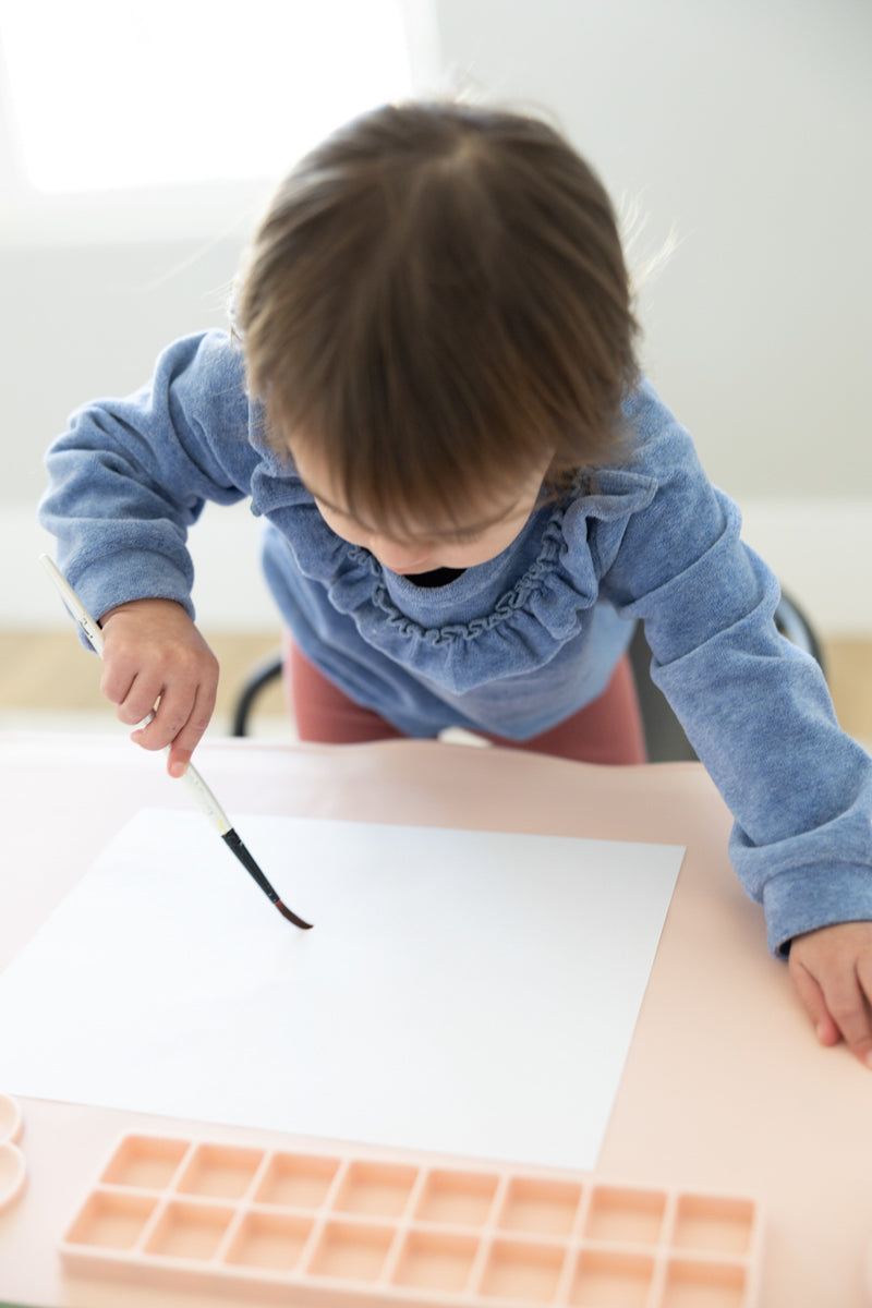 Silicone Activity Painting Mat MKS MIMINOO™ Blush - MKS MIMINOO
