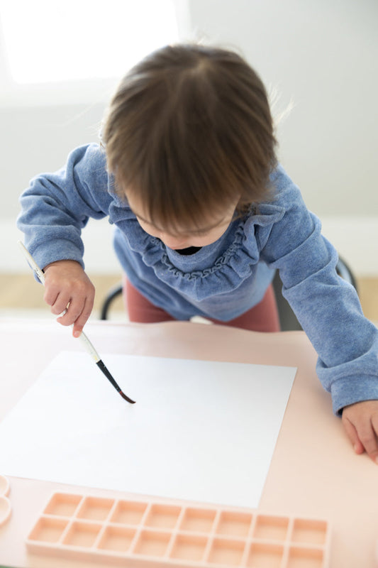 Silicone Activity Painting Mat MKS MIMINOO™ Blush - MKS MIMINOO