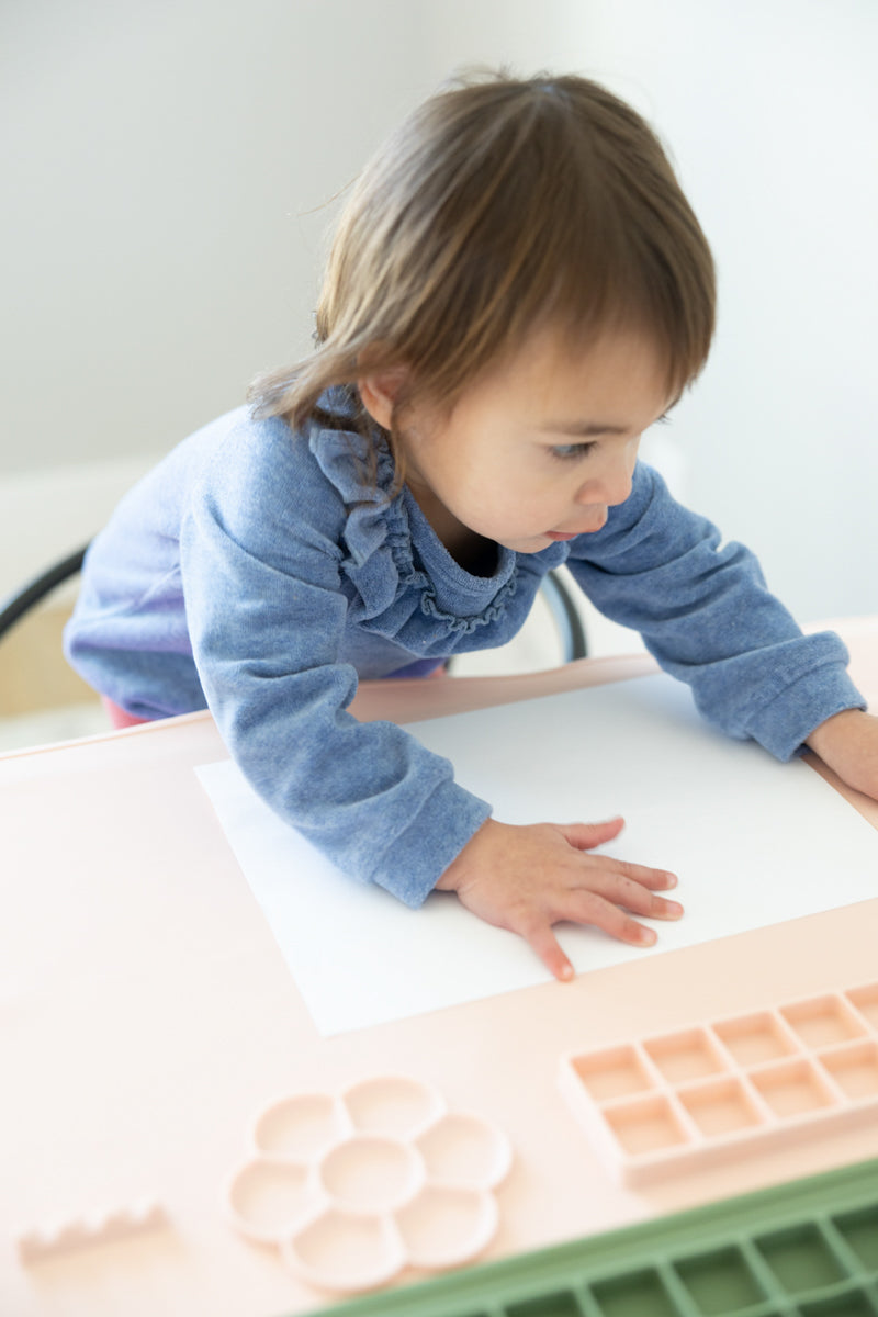 Silicone Activity Painting Mat MKS MIMINOO™ Blush - MKS MIMINOO