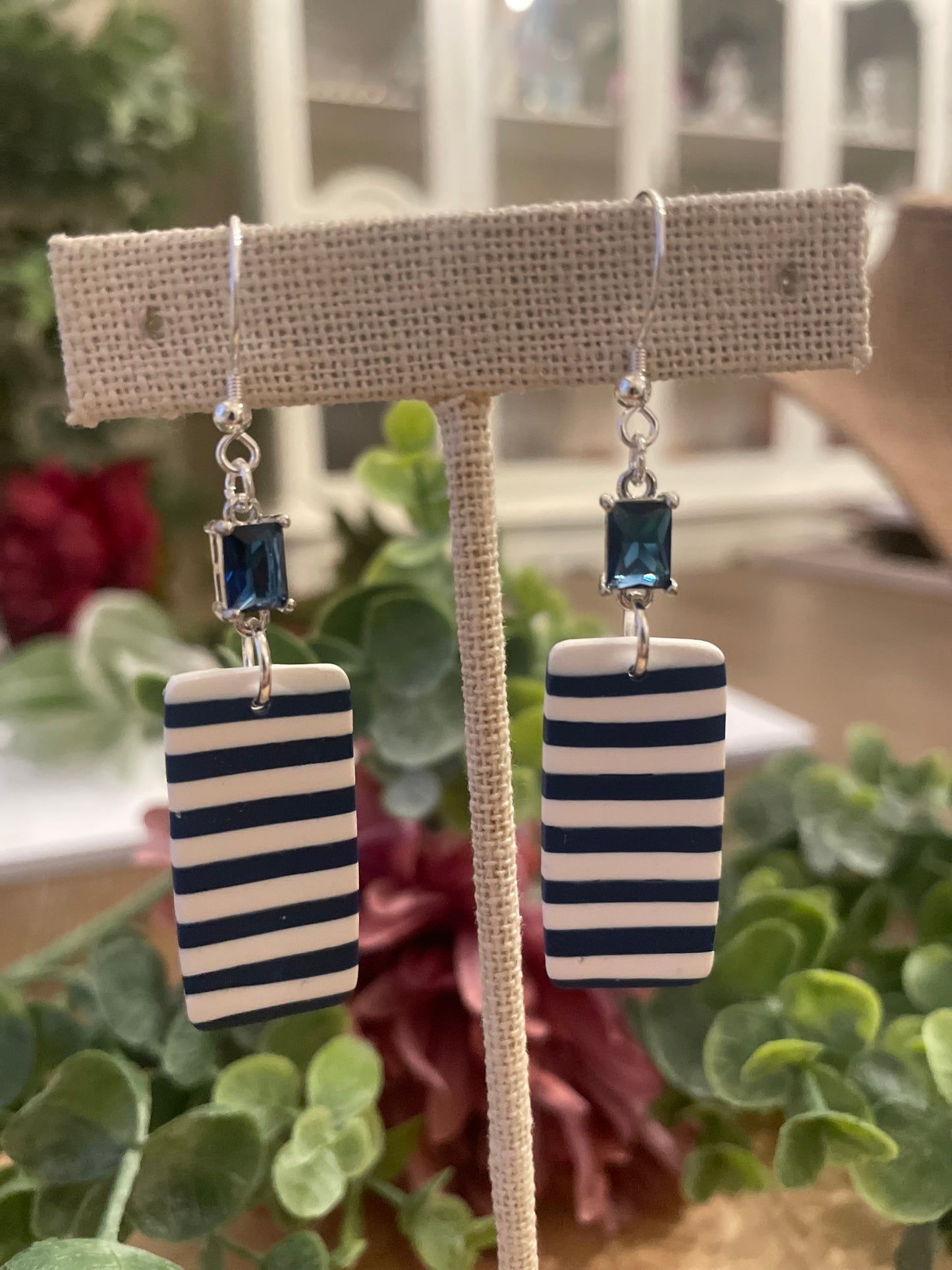 Striped Earrings - Mimi Co Handmade Jewelry