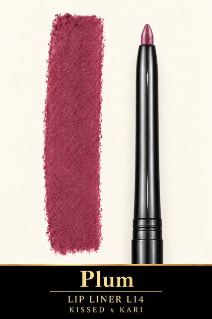 Plum Lip Liner L14 by Kissed x Kari