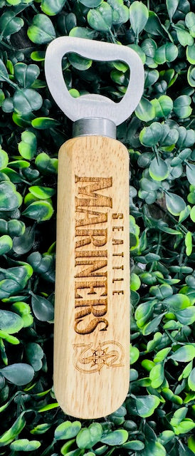 Wood Bottle Opener - Baseball - Burlapitup - CHD