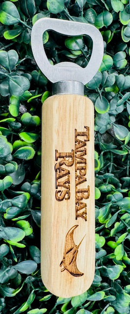 Wood Bottle Opener - Baseball - Burlapitup - CHD