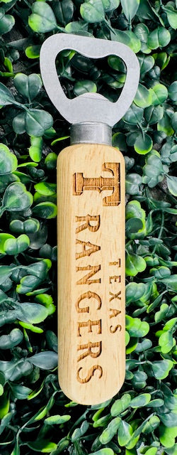 Wood Bottle Opener - Baseball - Burlapitup - CHD