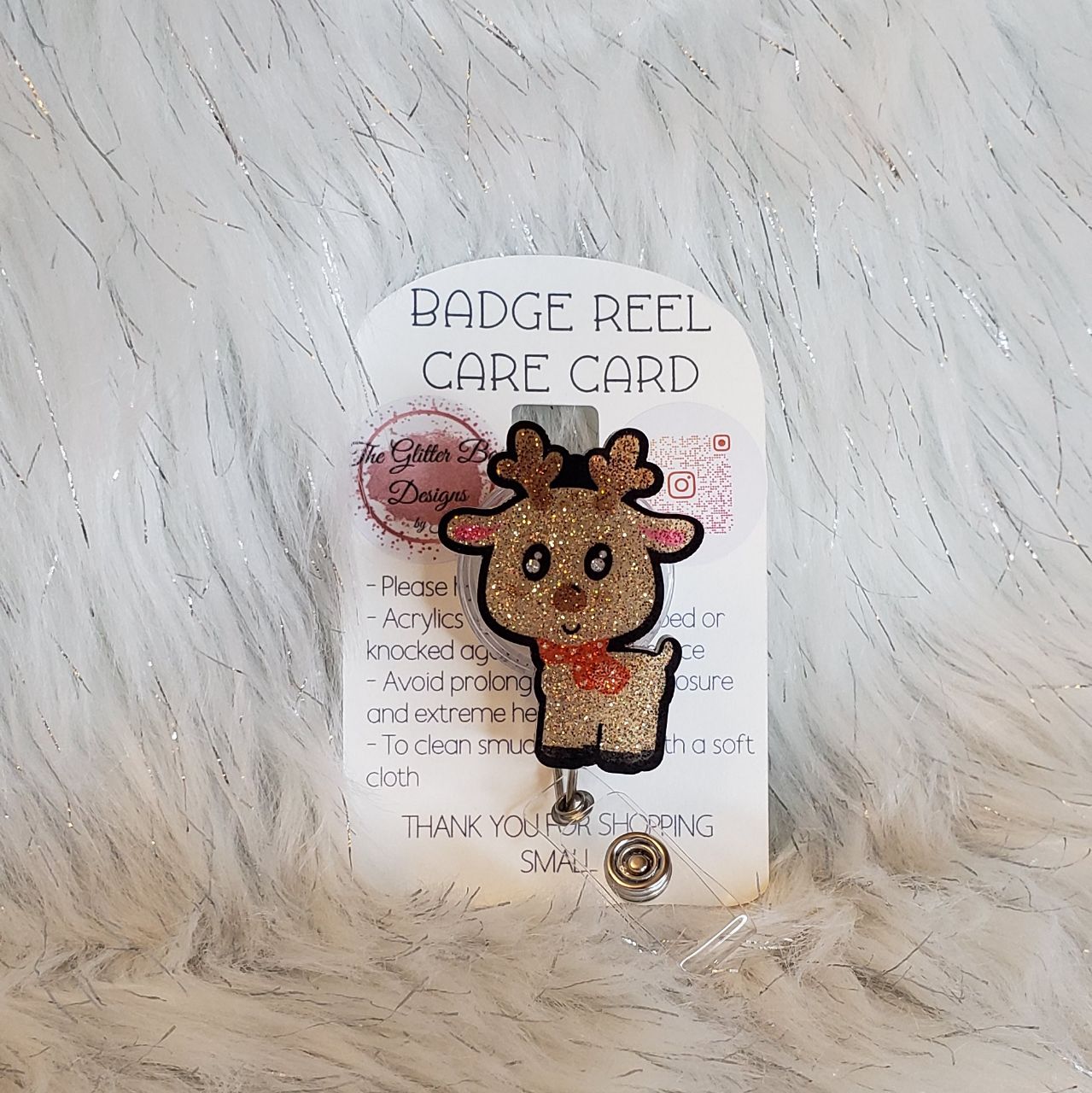 Badge Reels - Glitter Boss