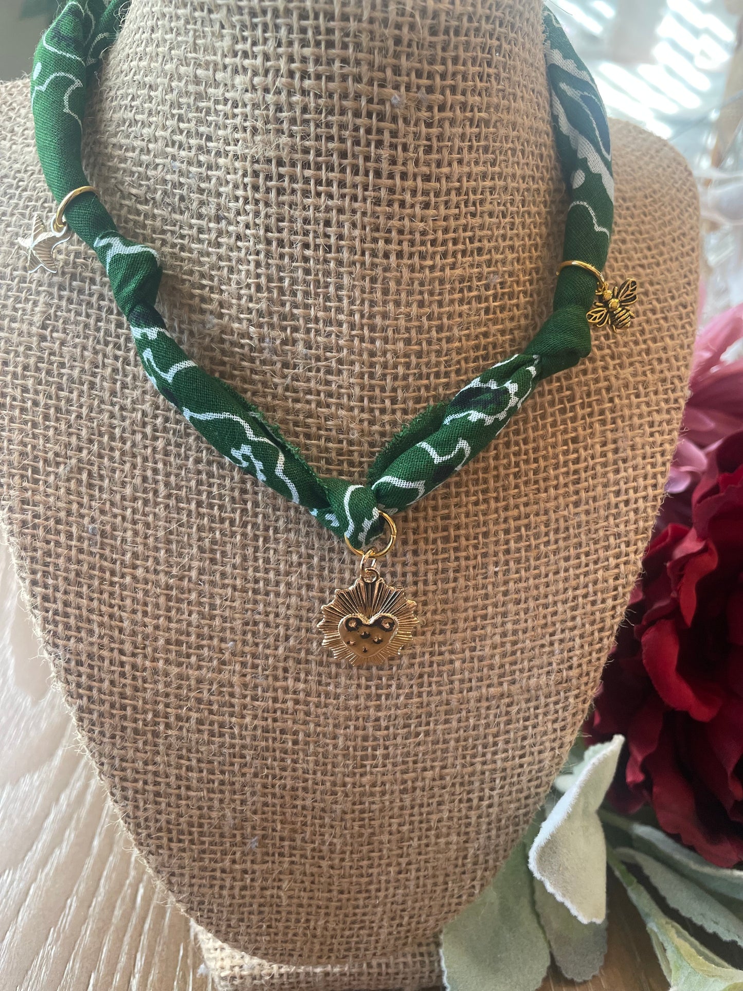 Scarf Necklace - Mimi Co Handmade Jewelry