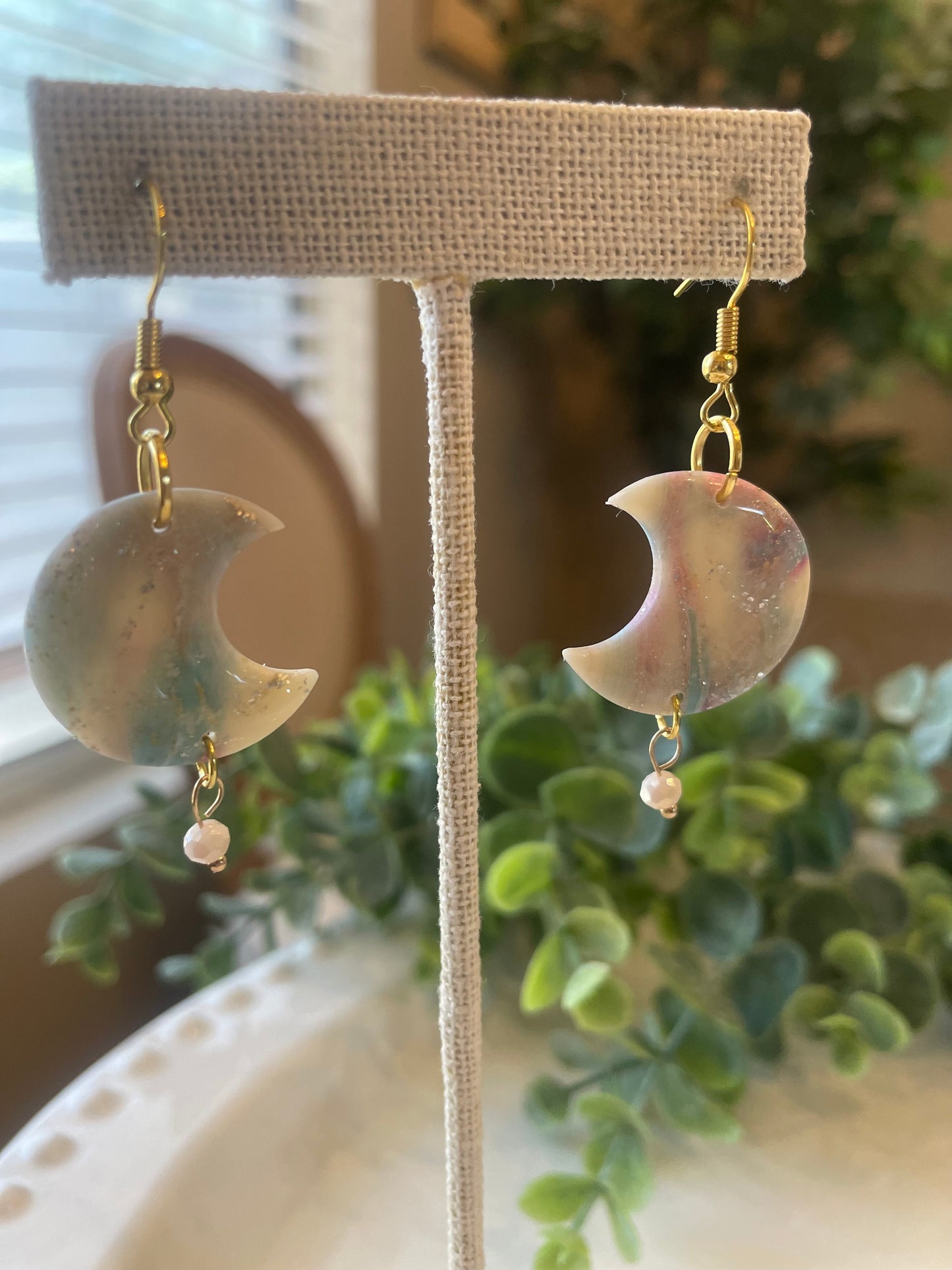 Handmade Polymer Clay Earrings |Sand & Sea - Mimi Co Handmade Jewelry