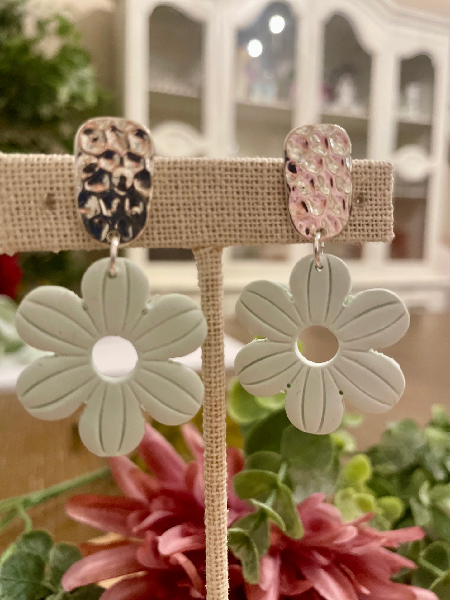 Flower Polymer Clay Earrings - Mimi Co Handmade Jewelry
