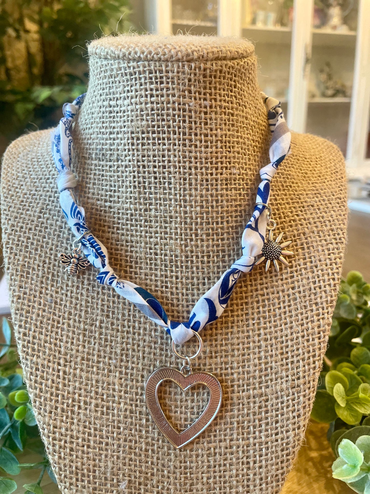 Scarf Necklace - Mimi Co Handmade Jewelry