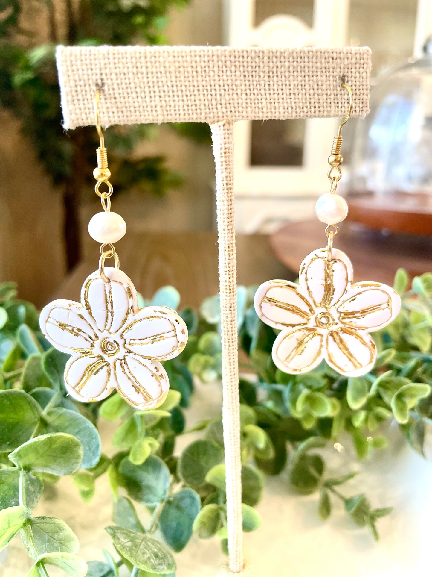 Handmade Polymer Clay Earrings |Mediterranean - Mimi Co Handmade Jewelry