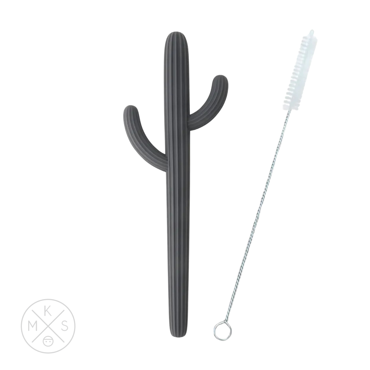 Cactus Silicone Teether & Straw for kids and adults - MKS MIMINOO