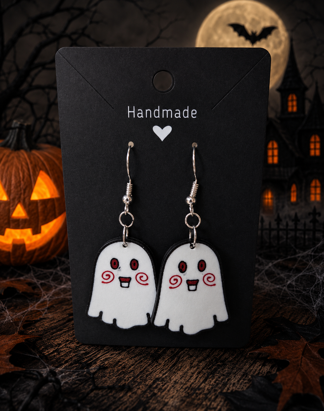 Saw- inspired Ghost earrings - we customize crafts
