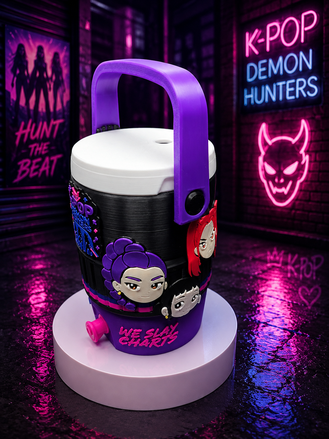 K-Pop Demon Hunters 3D Printed Drink Holder koozie -  We Customize Crafts