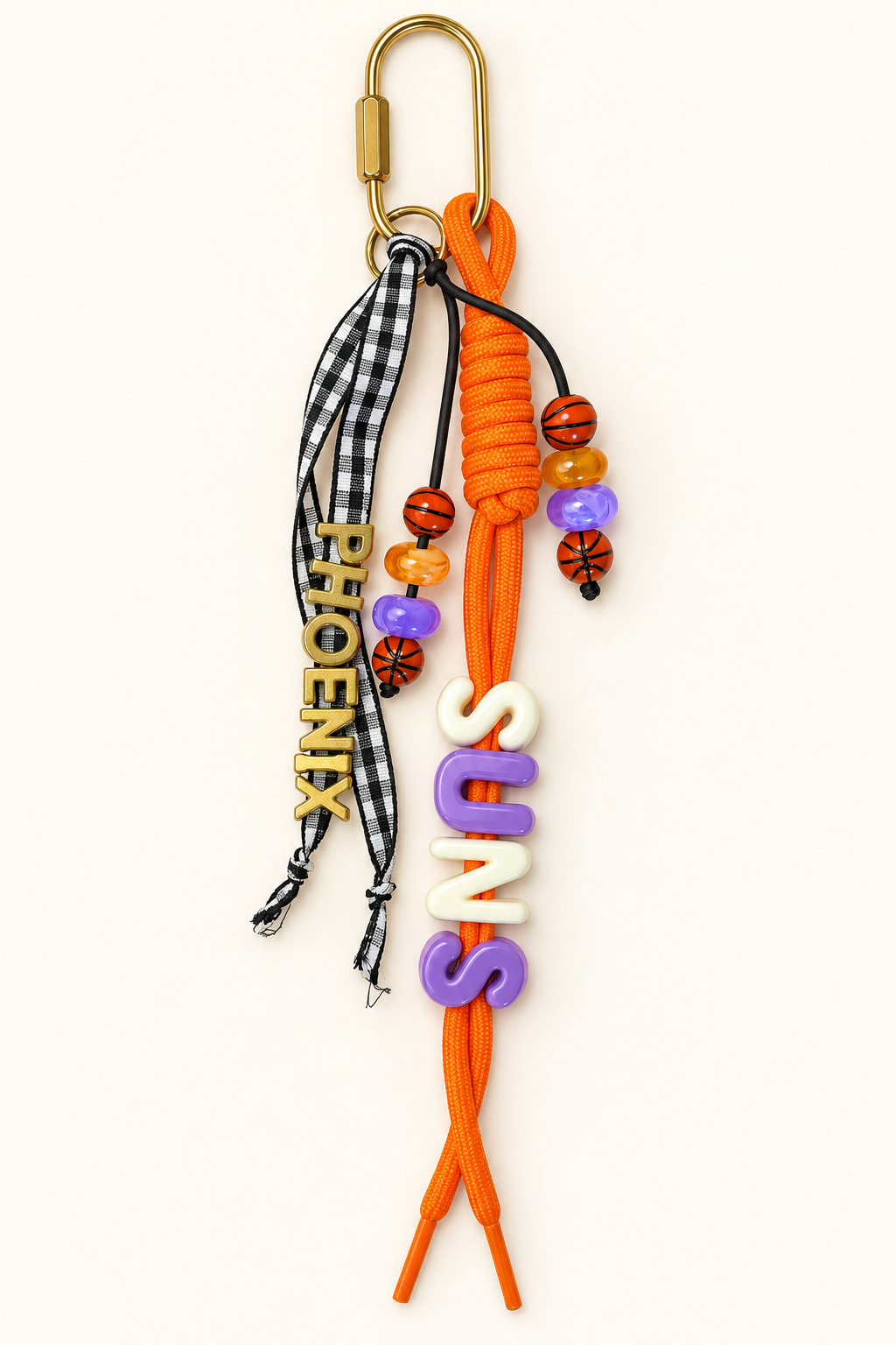 Phoenix Basketball Game Day Bag Charm - The Charm Edits