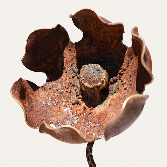 Serpentine Mesh Bloom – Fireplace Screen Edition