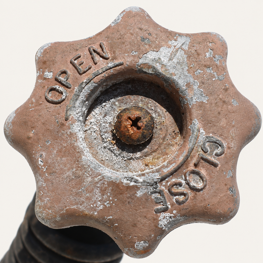 Spring Valve Bloom – Reclaimed Metal Flower