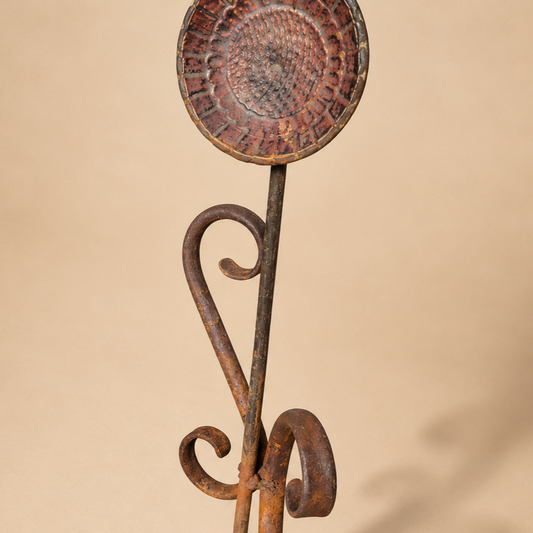 Rust & Curl | One-of-a-Kind Metal Sculpture
