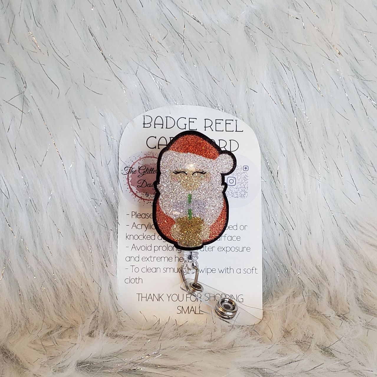 Badge Reels - Glitter Boss