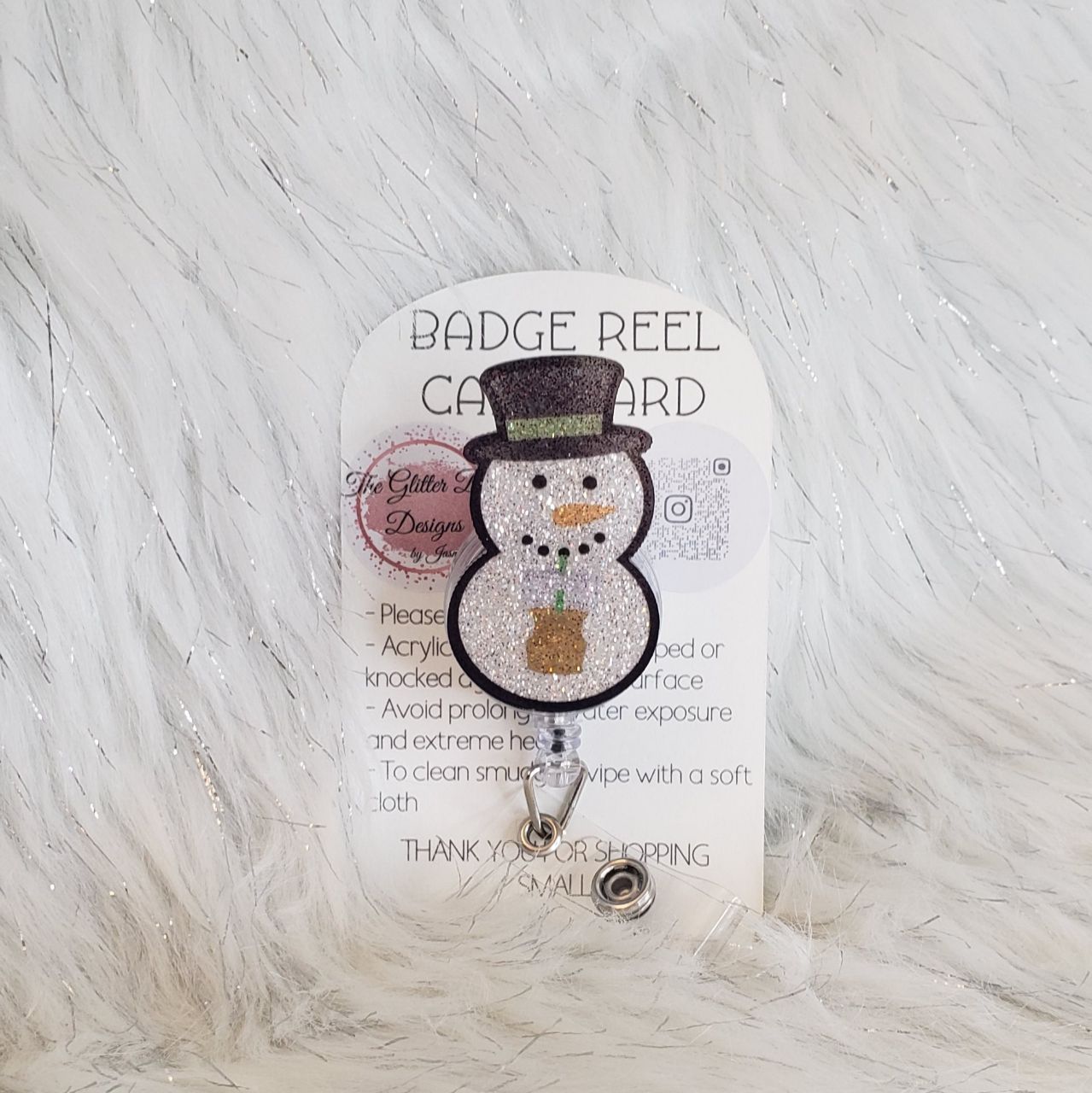 Badge Reels - Glitter Boss
