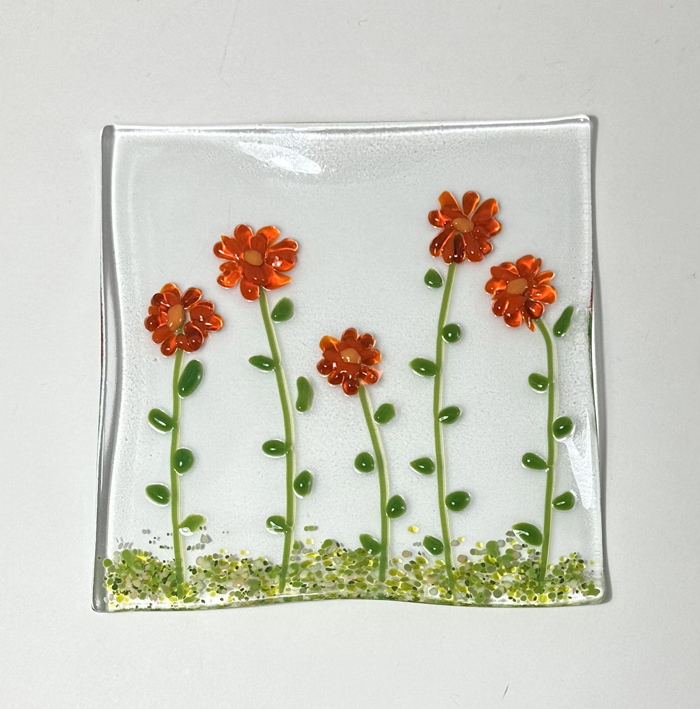 Plate - Course Frit Floral