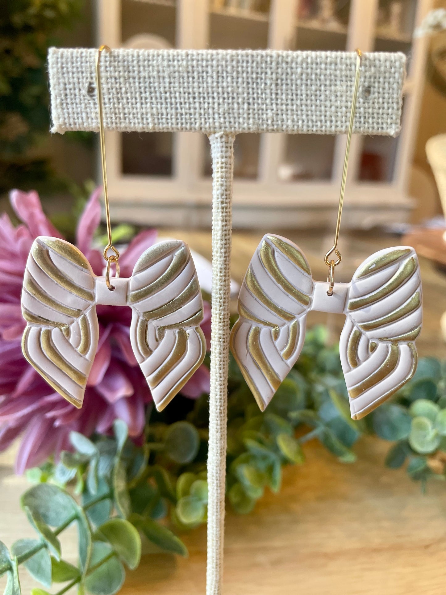 Large Bow Earrings - Mimi Co Handmade Jewelry