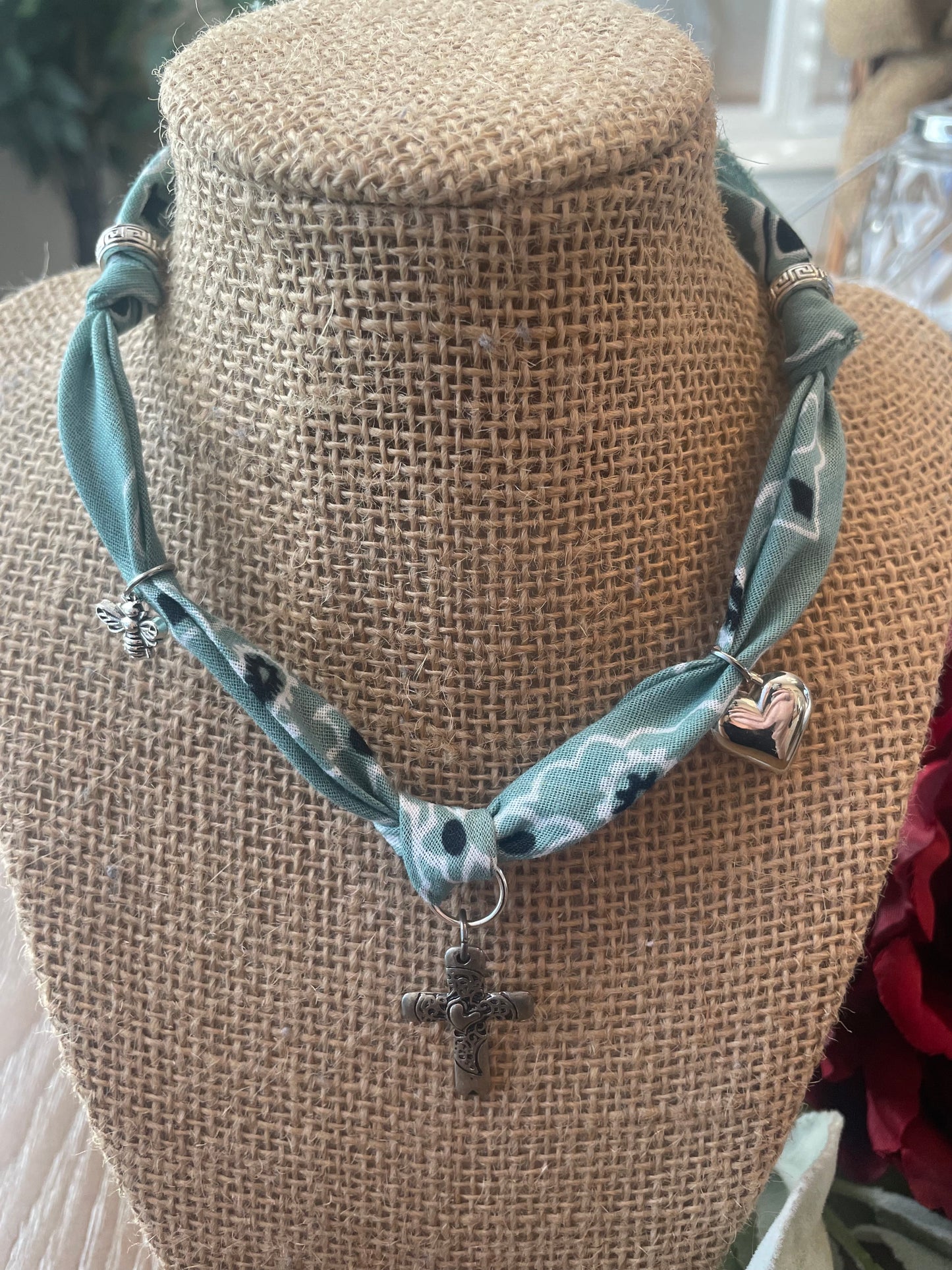 Scarf Necklace - Mimi Co Handmade Jewelry