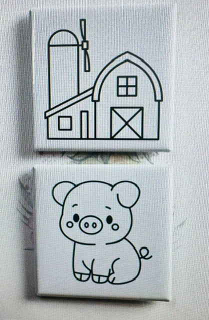 DIY Coloring Magnet Set - STV
