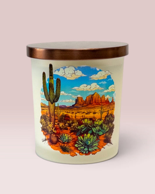 Desert Rain 8 oz Candle - Prickly Provisions