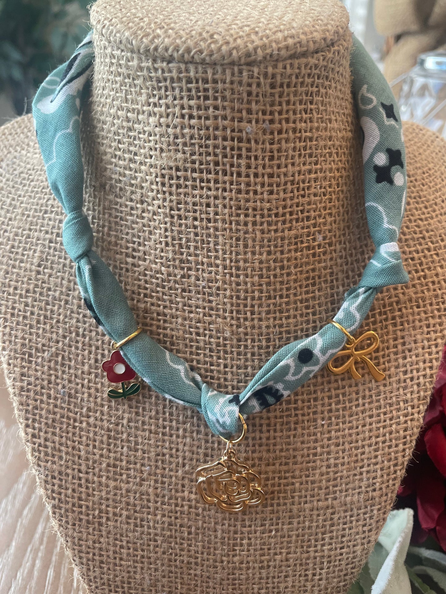 Scarf Necklace - Mimi Co Handmade Jewelry