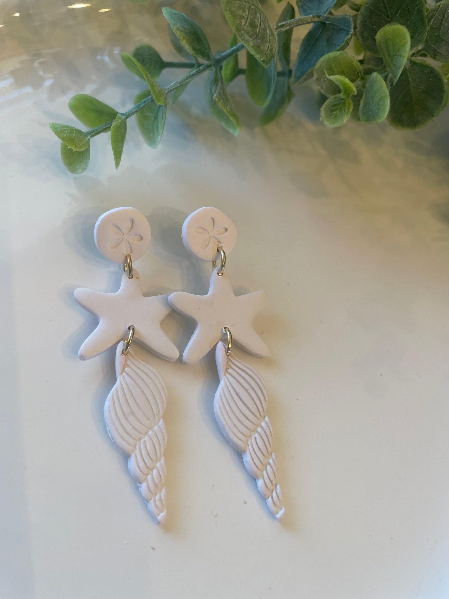 Handmade Polymer Clay Earrings |Mediterranean - Mimi Co Handmade Jewelry
