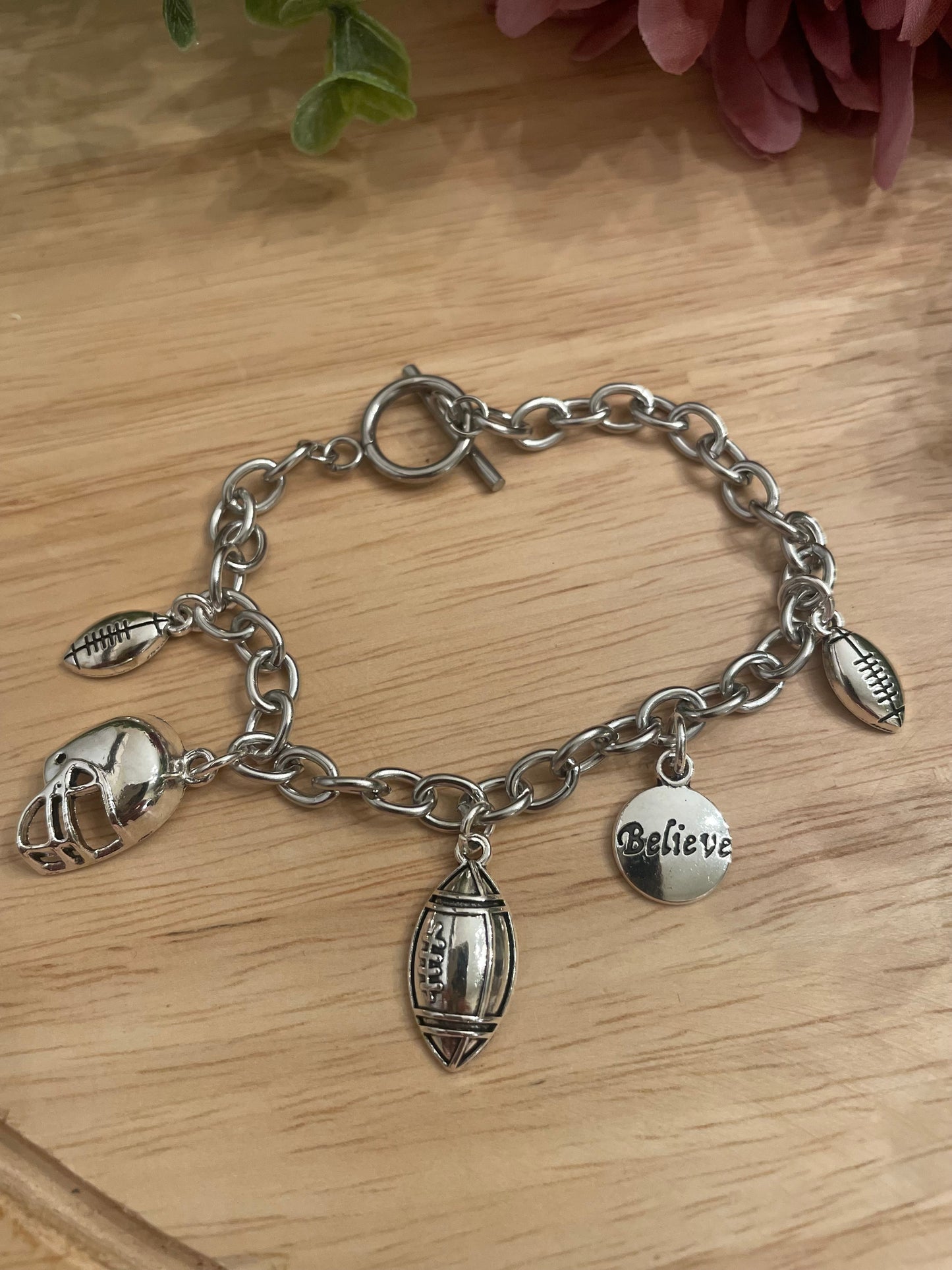 Silver Charm Bracelet - Mimi Co Handmade Jewelry