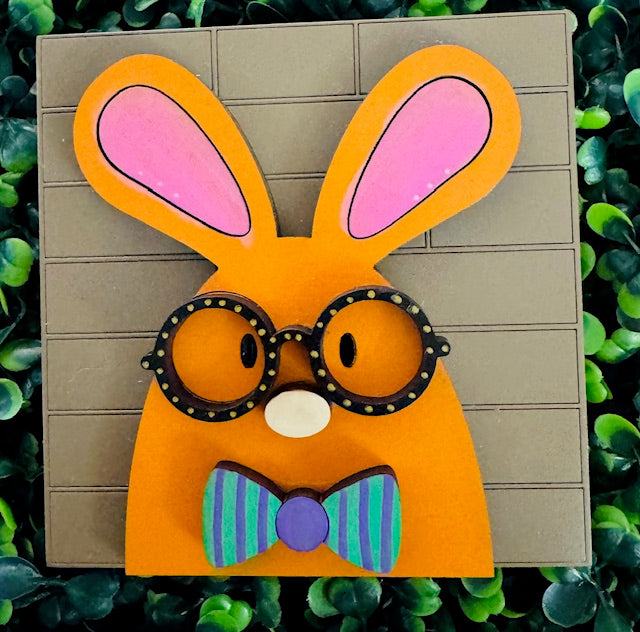 Interchangeable Leaning Frame Insert (MOUSE & GLASSES) - STV