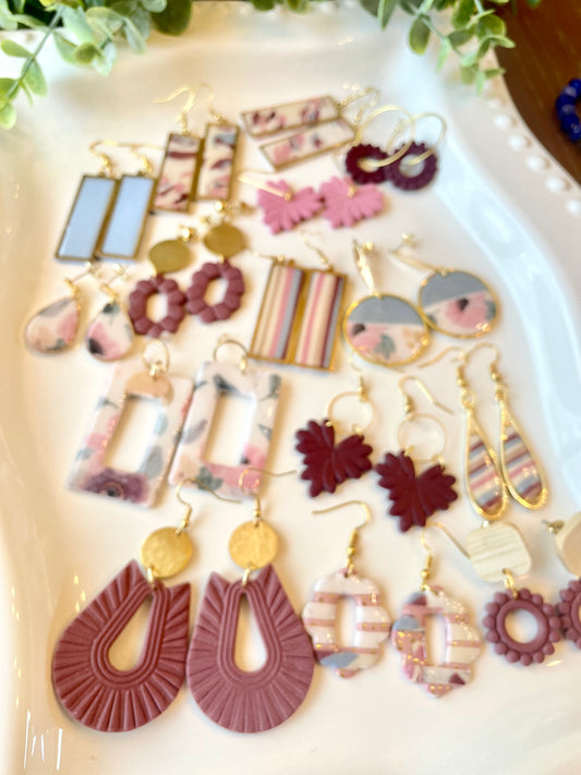 Fall Polymer Clay Earrings - Mimi Co Handmade
