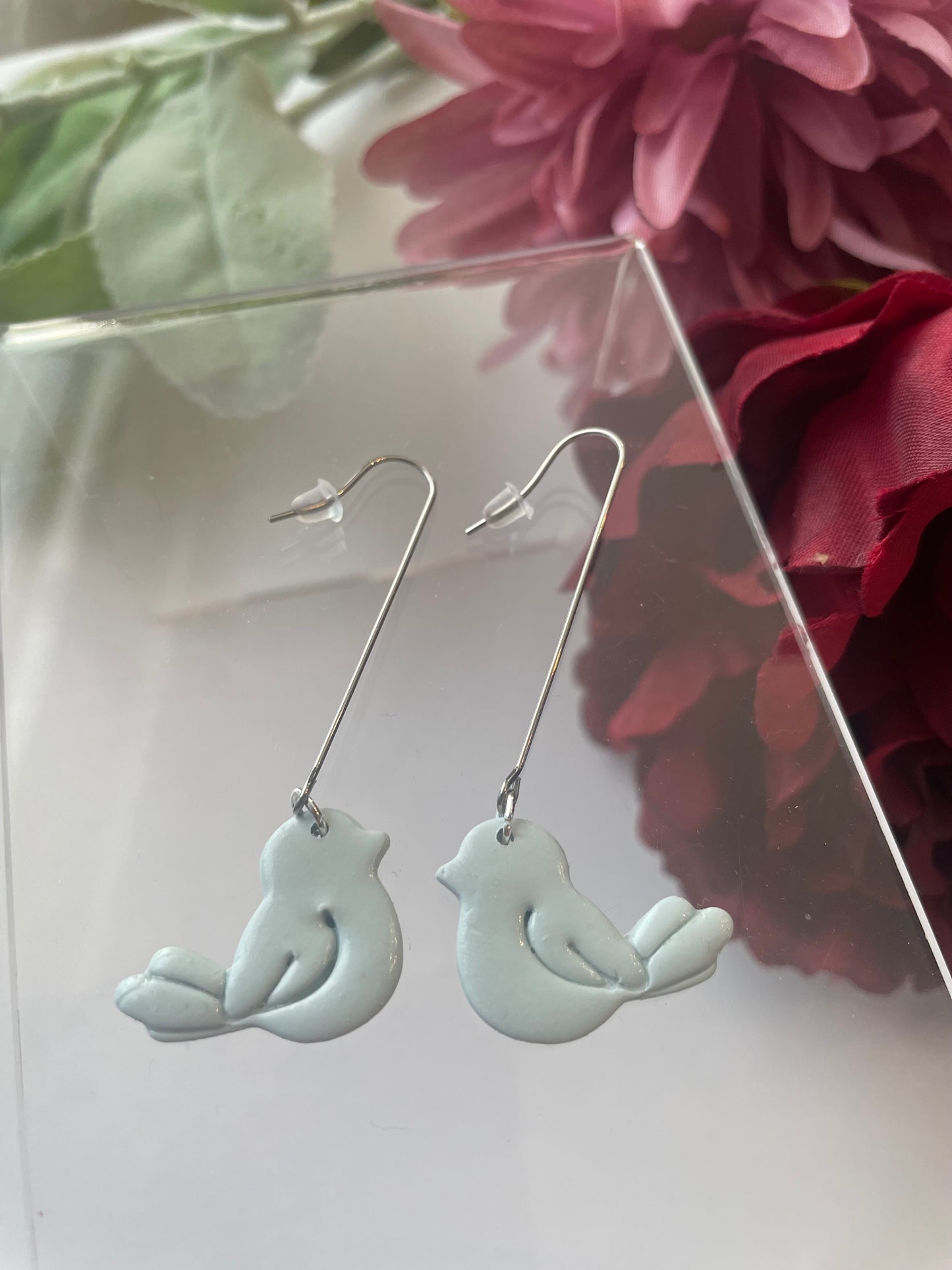 Bird Dangle Earrings - Mimi Co Handmade Jewelry
