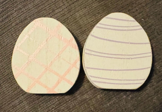 Letterboard Wood Shaped Easter Egg Tiles - STV
