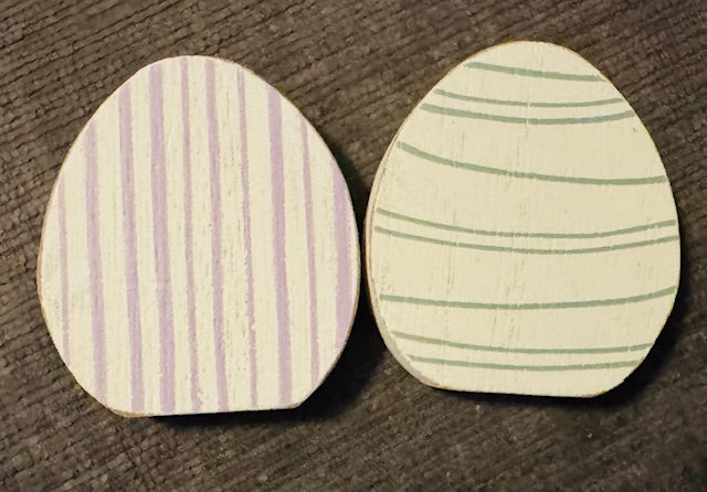 Letterboard Wood Shaped Easter Egg Tiles - STV