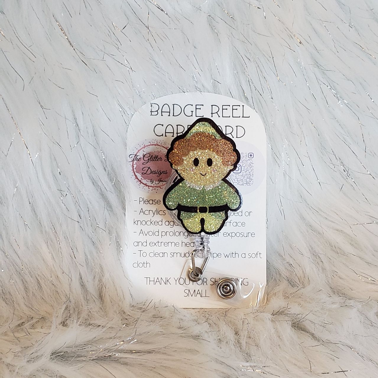 Badge Reels - Glitter Boss