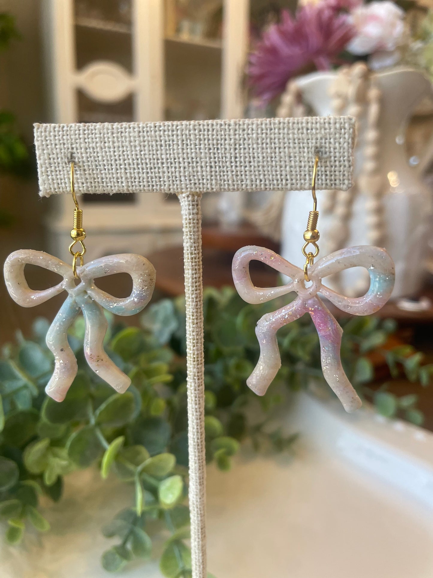 Handmade Polymer Clay Earrings |Sand & Sea - Mimi Co Handmade Jewelry